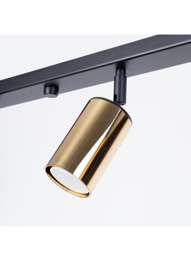 Plafon WINX 6L czarny/złoty