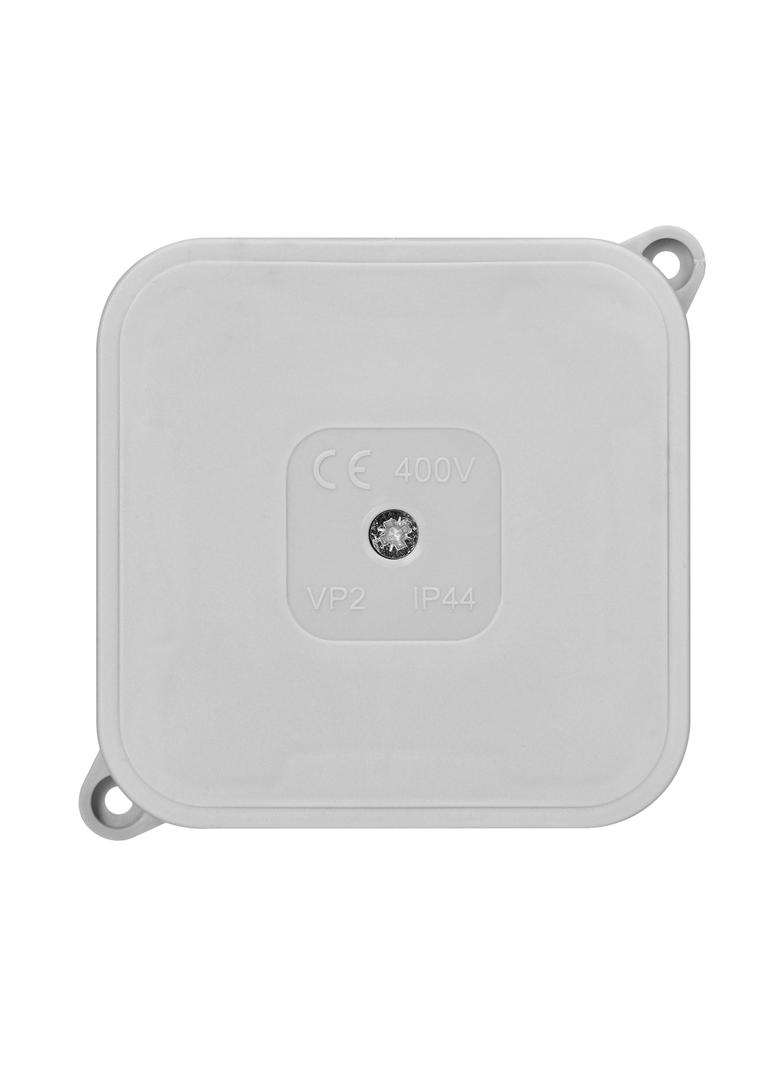 Puszka n/t ECO IP44 400V 4 dławnice gumowe 85x85x35mm szary 60 szt. OR-JB-13806/G/60 ORNO