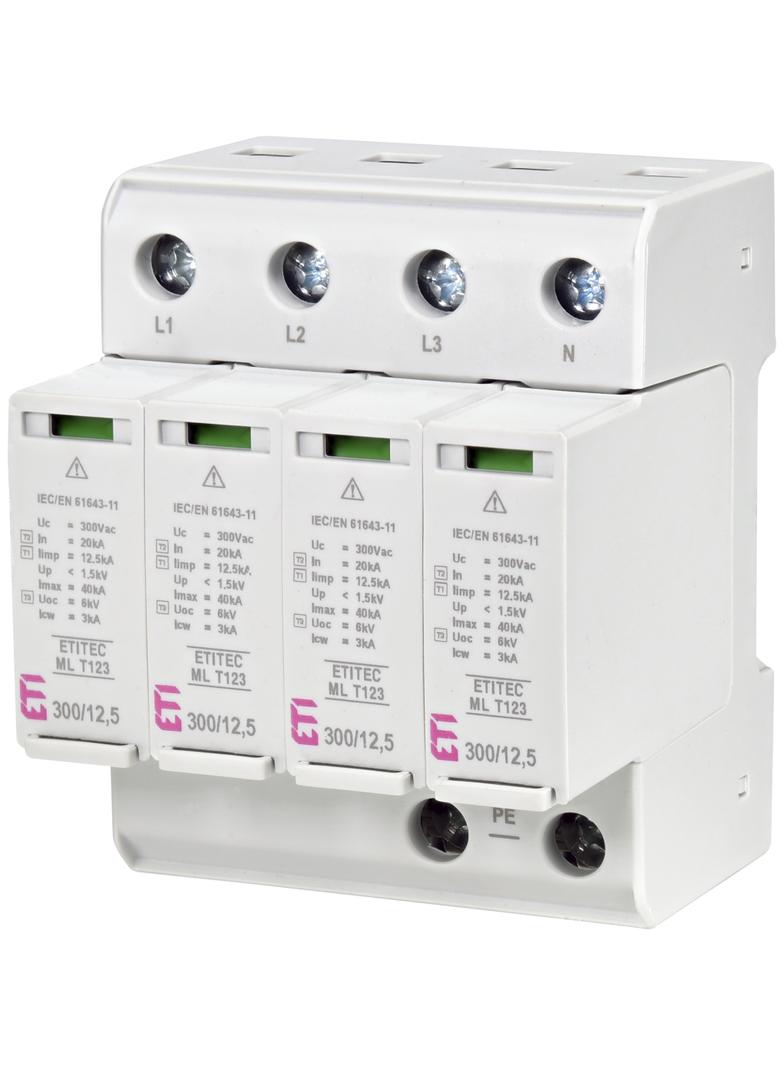 ETITEC ML T123 300/12,5 4+0 Ogranicznik przepięć T1, T2, T3 (B, C, D)