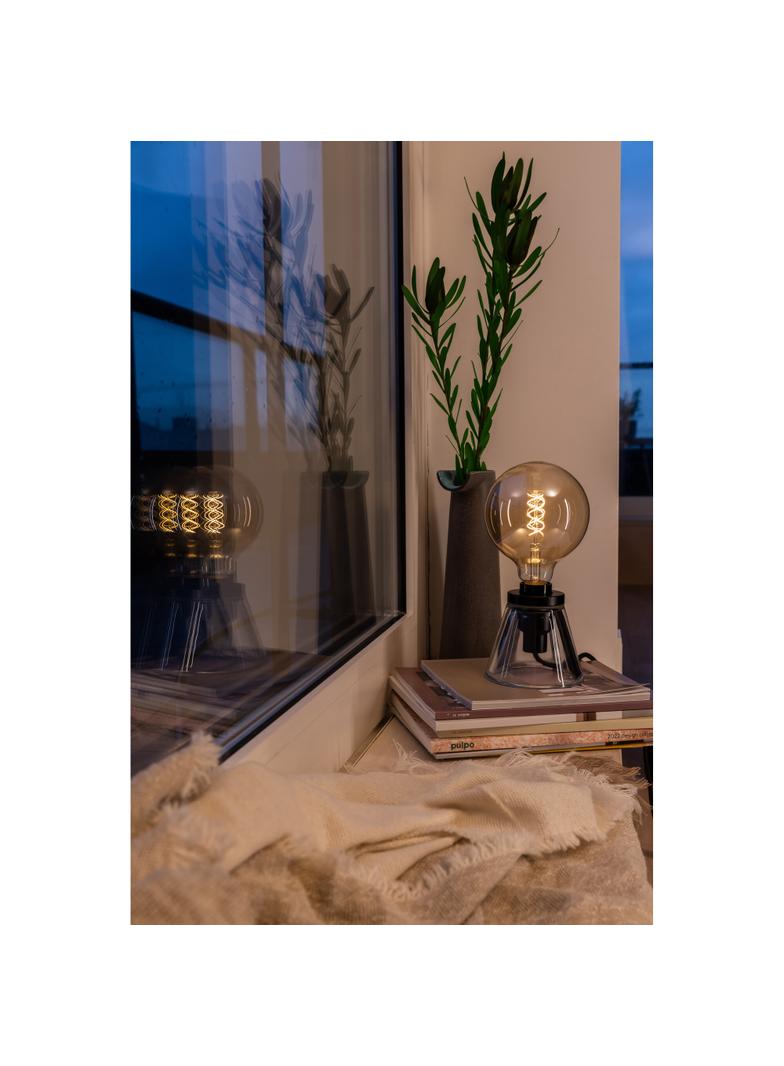 Lampa LED Vintage 1906 GOLD 125 dim 4,8W/822 szkło przezroczyste E27