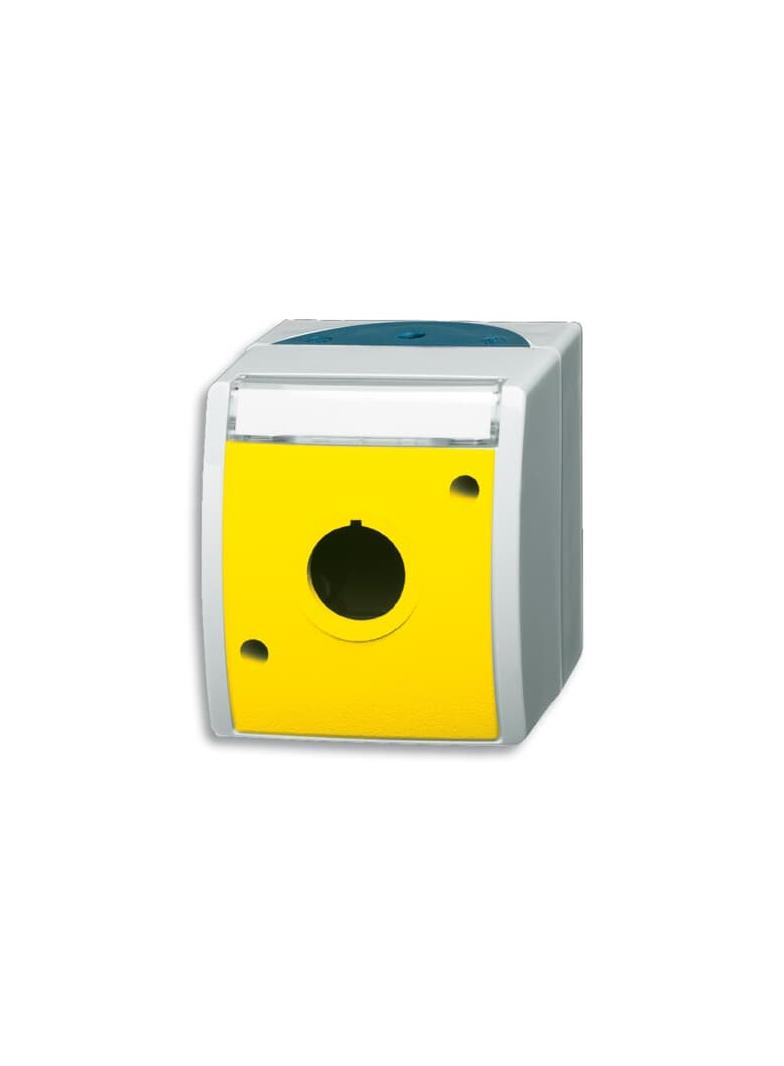 OCEAN Obudowa z polem opisowym  szary/zielono-niebieski