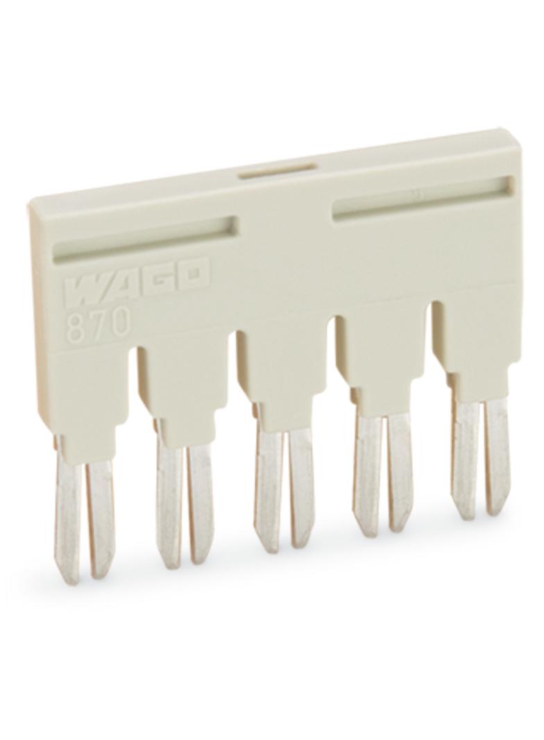 mostek grzebieniowy 5-torowy jasnoszary