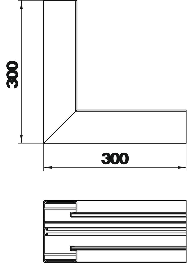 GA-SI70130RW, Naroże wewnętrzne symetryczne