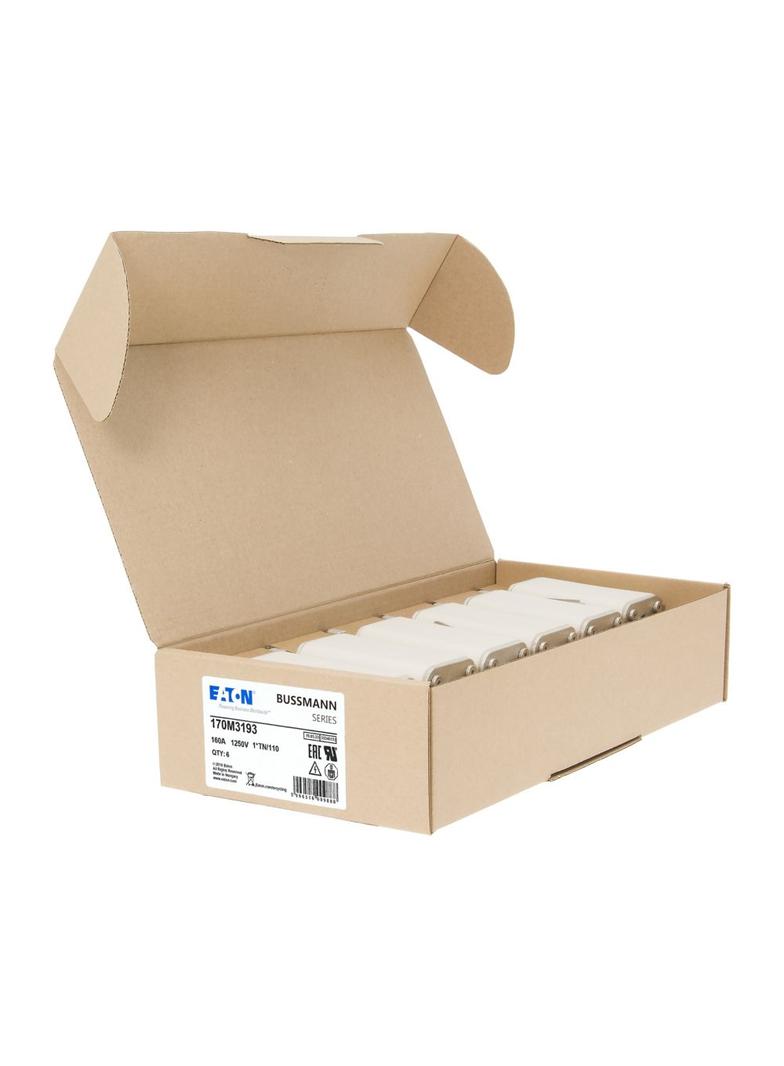 FUSE 160A 1250V 1*TN/110 AR CU Wkładka szybka 160A AC 1250V rozmiar 1 45x58x138 mm a 170M3193 EATON