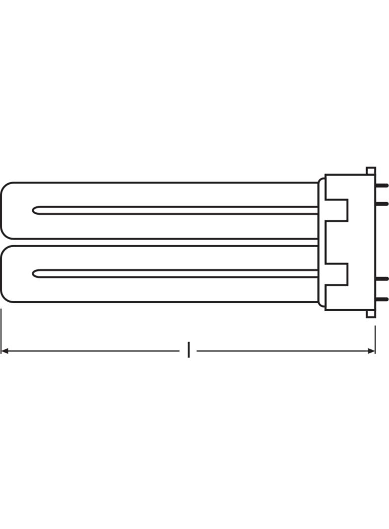 Świetlówka kompaktowa 2G10 (4-pin) 24W 4000K DULUX F 4050300333588 LEDVANCE