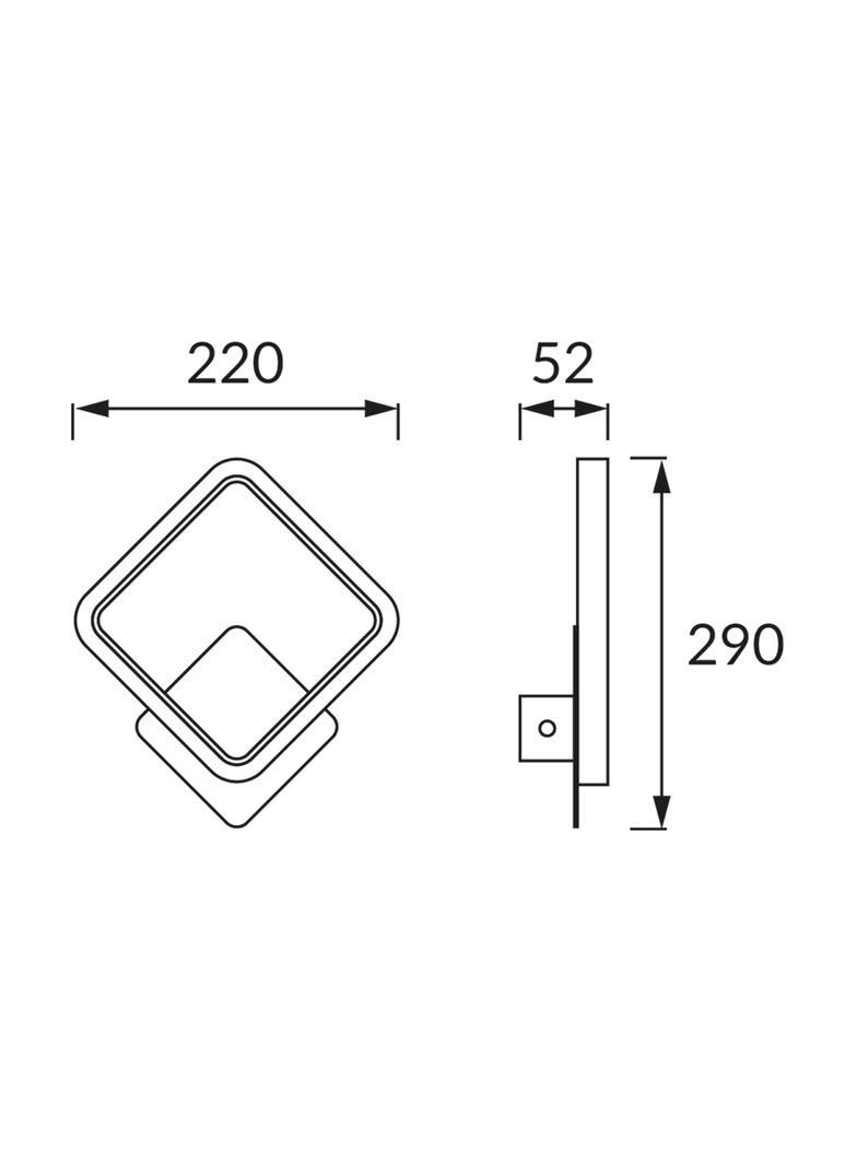 Oprawa dekoracyjna EMMA LED D 12W BLACK NW 04050 IDEUS