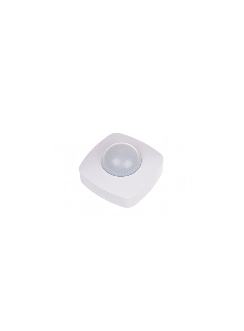 Czujnik ruchu PIR z funkcją obecności sufitowy 360st 10A 230V biały DR-09 F&F