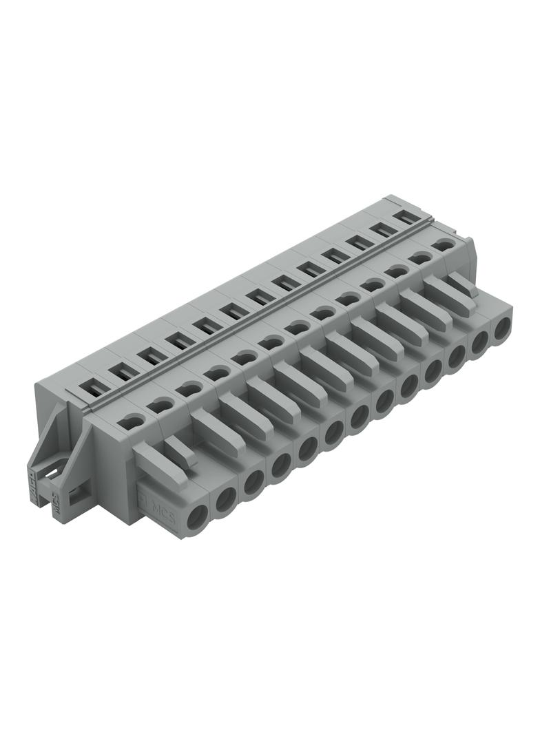 Gniazdo MCS-MIDI Classic 13-biegunowe szare raster 5mm /25szt./ 231-113/031-000 WAGO