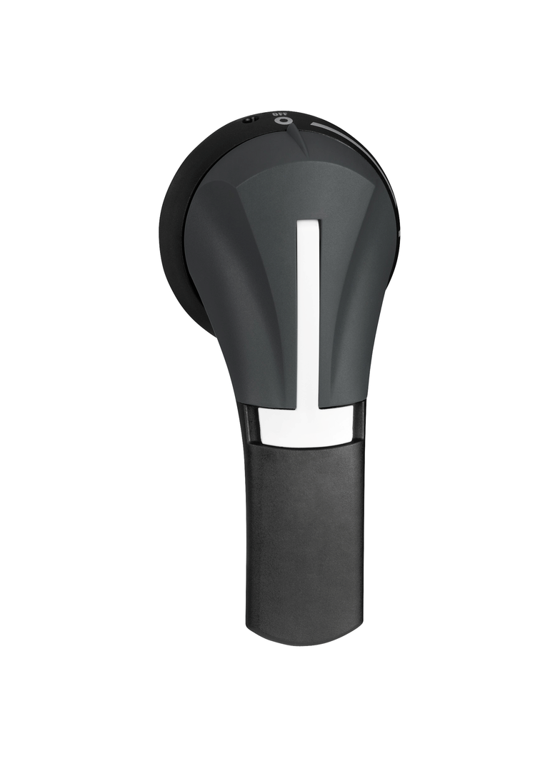 Uchwyt obrotowy bezpośredni boczny prawy czarny IP65 100/400A