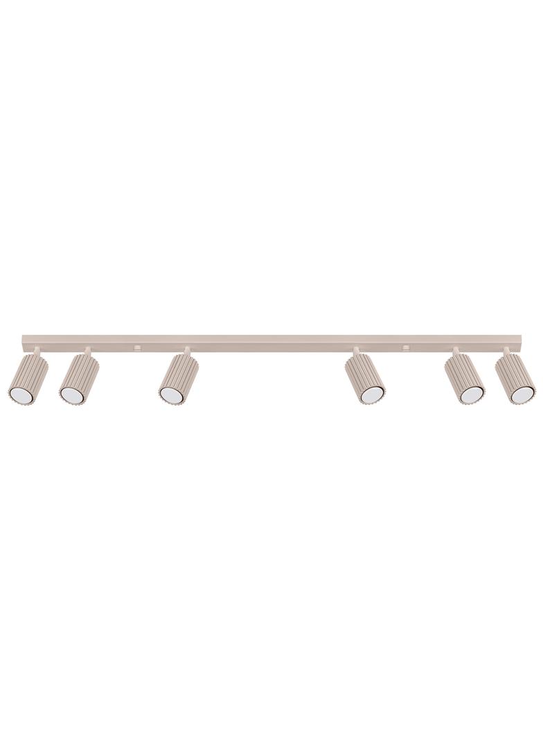 SOLLUX Plafon KARBON 6L taupe ; SL.1766