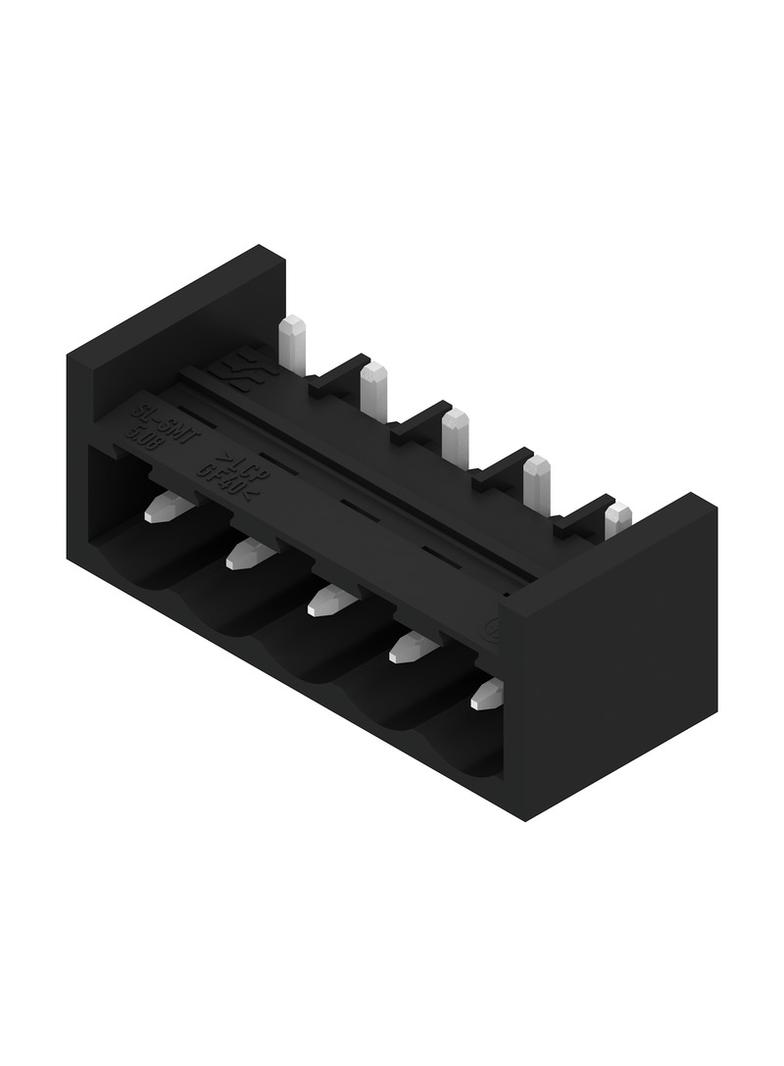 SL-SMT 5.08HC/05/270GH 1.5SN BK RL Wtyki PCB (złącza płyty), 5.08 mm, Liczba biegunów: 5, kąt odejścia: 270° /225szt./ 1877620000 WEIDMÜLLER