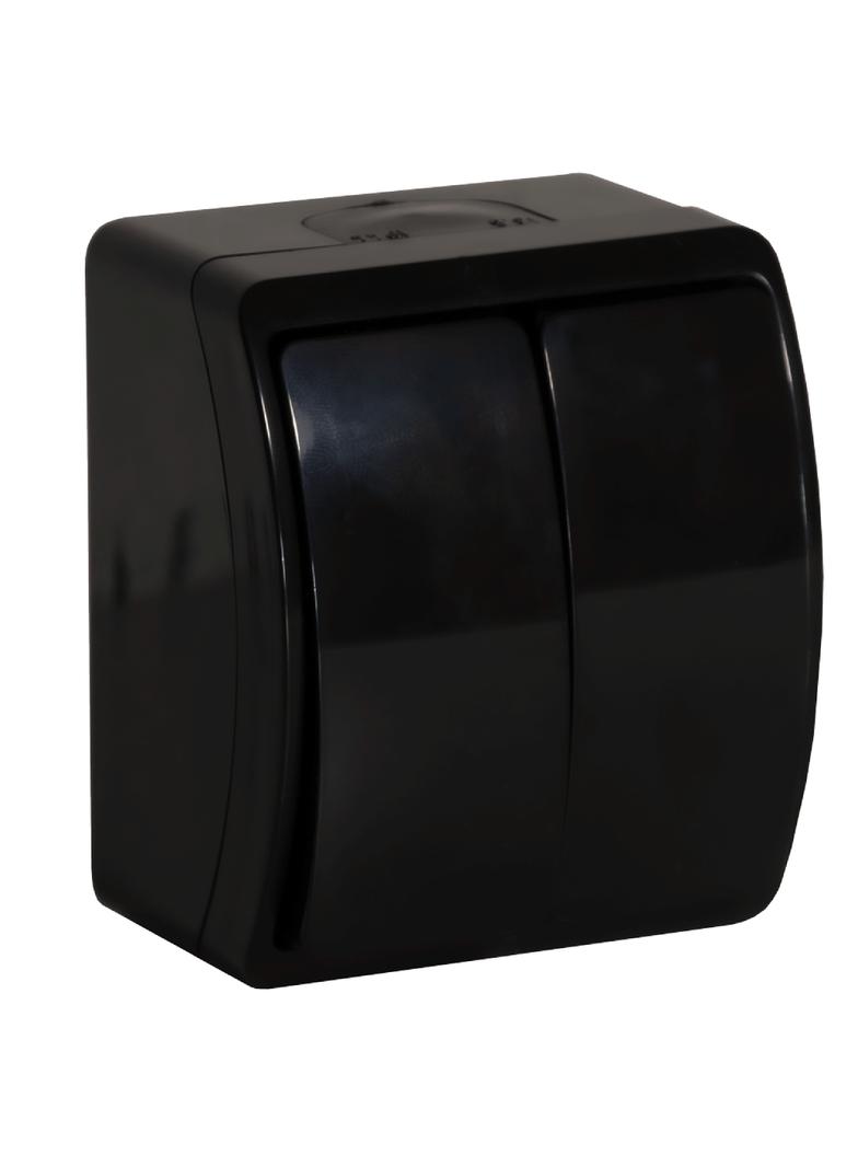 Łącznik świecznikowy n/t AQUATIC IP44 czarny 10 szt. OR-OE-7101/B/10 ORNO