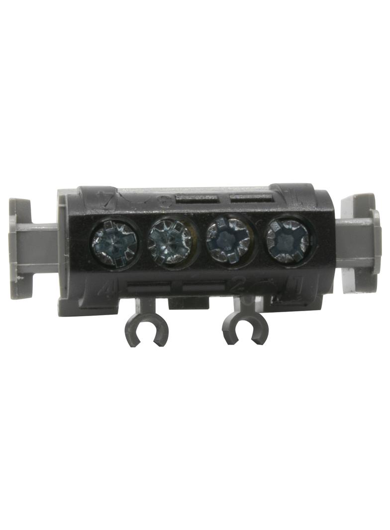 Listwa Przyłączeniowa 4-Otwory Czarna 1,5-16 Mm2 IP2X C4 004850 LEGRAND