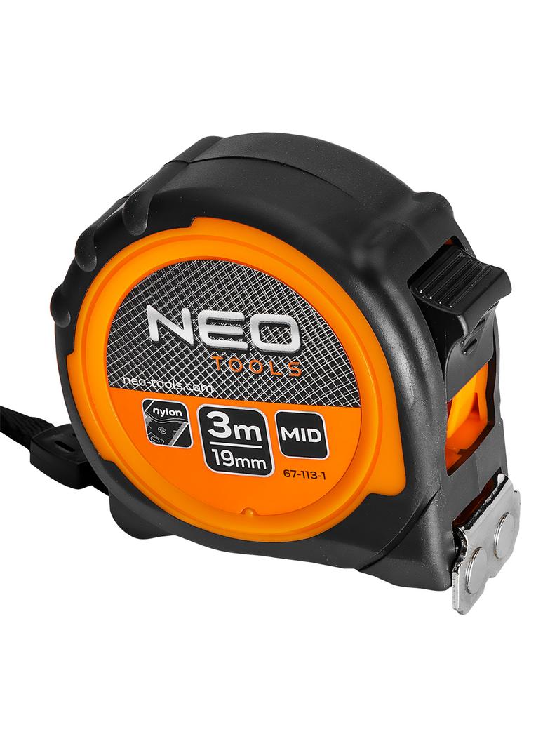 Miara zwijana stalowa 3 m x 19 mm, magnes