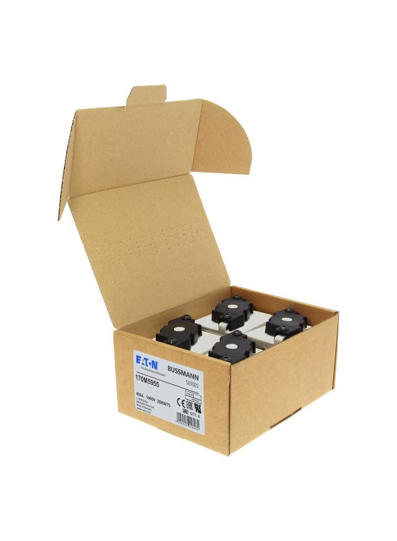 FUSE 400A 1000V 2BKN/75 AR UR Wkładka szybka 400A AC 1000V rozmiar 2 59x77x75 mm aR IEC UL 170M5955