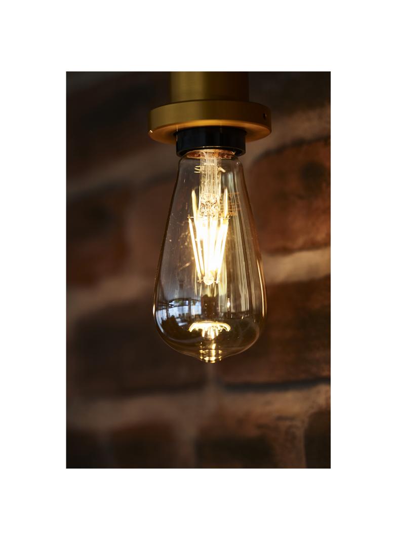 Żarówka LED Vintage 1906 LED CL GLOBE200 FIL GOLD 28 non-dim 5W/820 E27 4058075092013 LEDVANCE