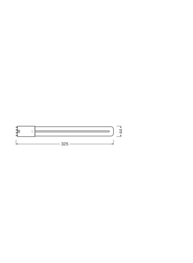 Lampa DULUX L LED FR 24 ECG, AC mains 12W 830 2G11