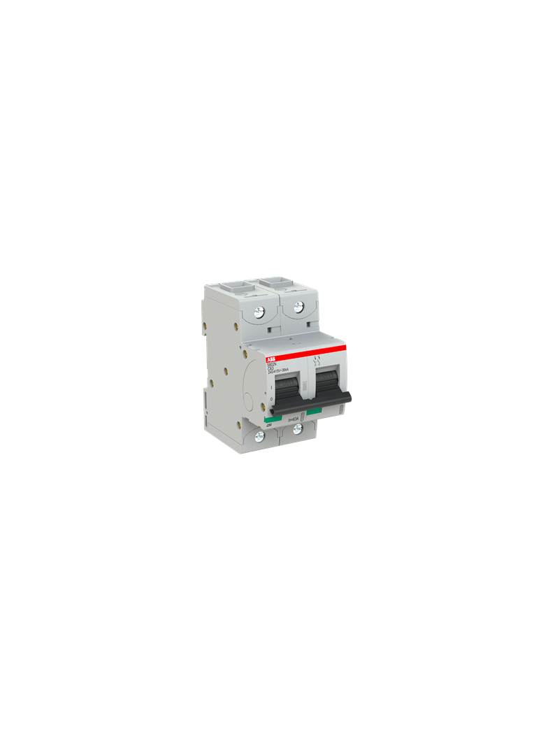 S802N-C63 Wyłącznik nadprądowy 36kA 2P C63A 2CCS892001R0634 ABB
