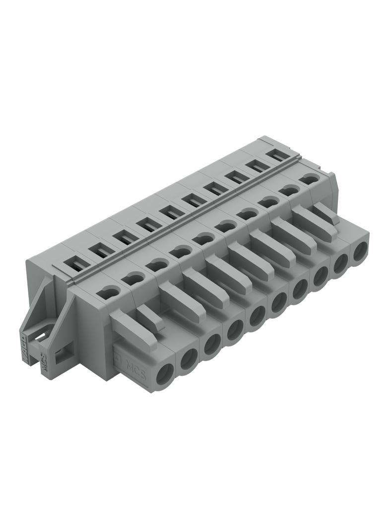 Gniazdo MCS‑MIDI Classic 10‑biegunowe szare raster 5mm 231‑110/031‑000 /25szt./ WAGO
