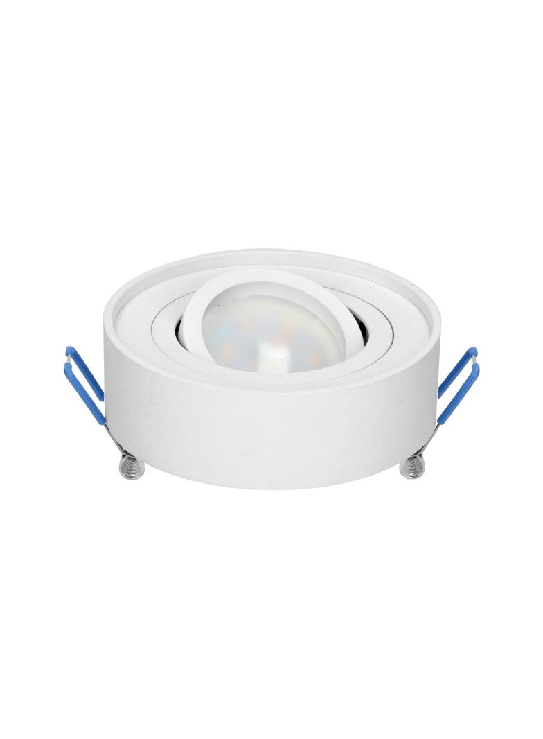 SORMUS R ramka dekoracyjna oprawy punktowej MR16/GU10 max 50W regulowana koło biała AD-OD-6169/W ORN