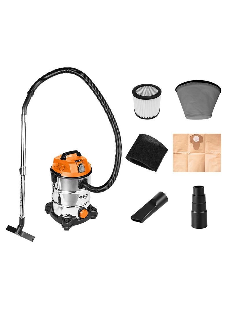 Odkurzacz przemysłowy 1400W, zbiornik 30l