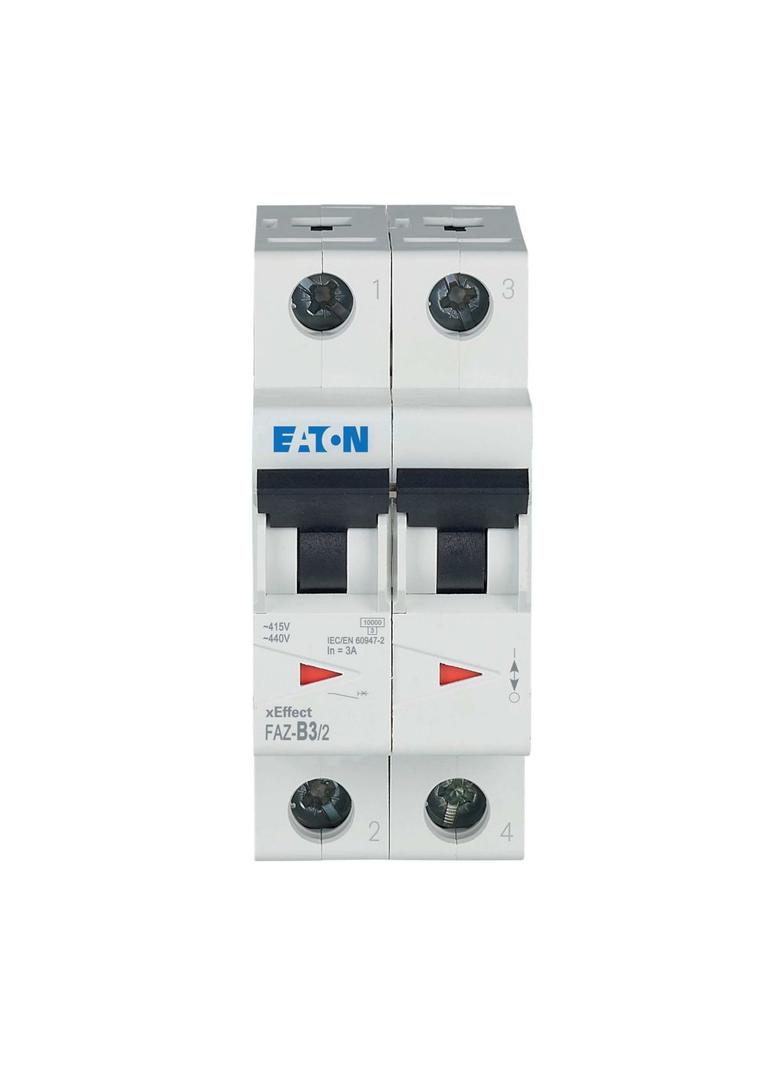 FAZ-B3/2 Wyłącznik nadprądowy 15kA B3A 2P 278724 EATON