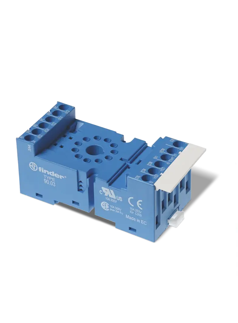 Gniazdo do przekaźników serii 60.13; zaciski śrubowe, 90.03 SMA