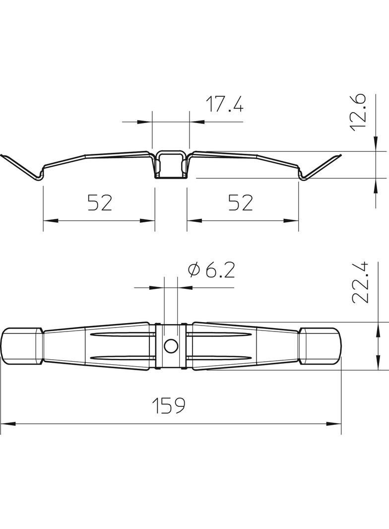 2034 M, KLAMRA KABLOWA 2034 VA