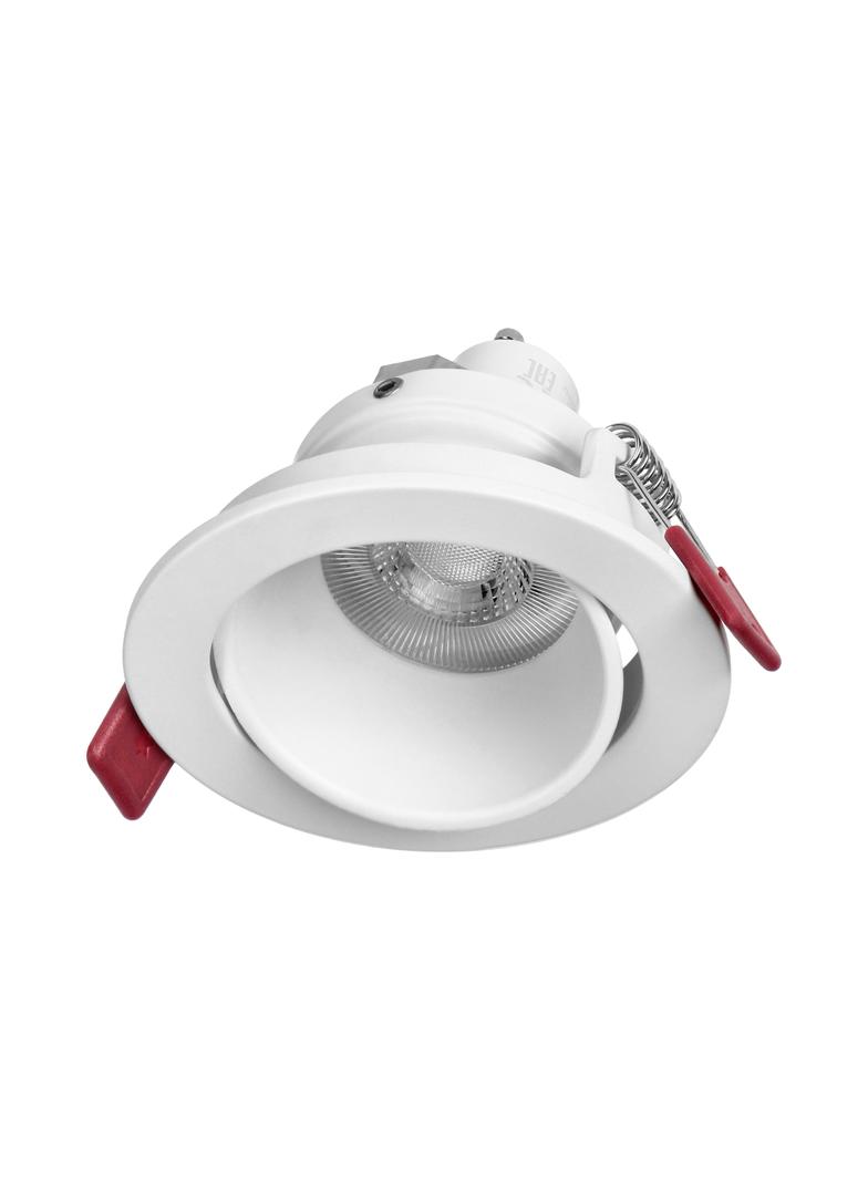 FONDI RC ramka dekoracyjna oprawy punktowej, MR16/GU10 max. 50W, okrągła, stała, aluminiowa, biała