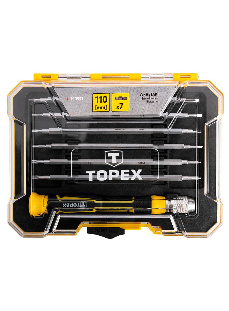 Wkrętaki precyzyjne, zestaw 7 szt.
