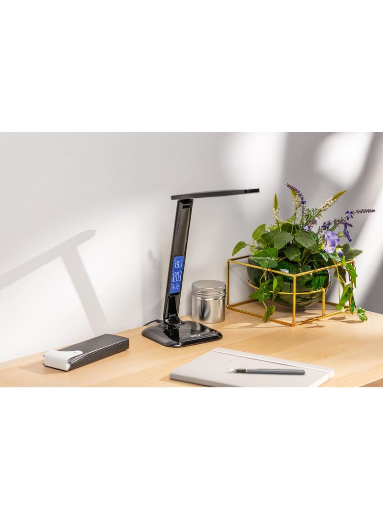 LAMPKA BIURKOWA LINEAR II, LED, 7W, 420lm, 3-CCT, AC220-240V, IP20, 5 STOPNIE ŚCIEMNIANIA, CZARNY