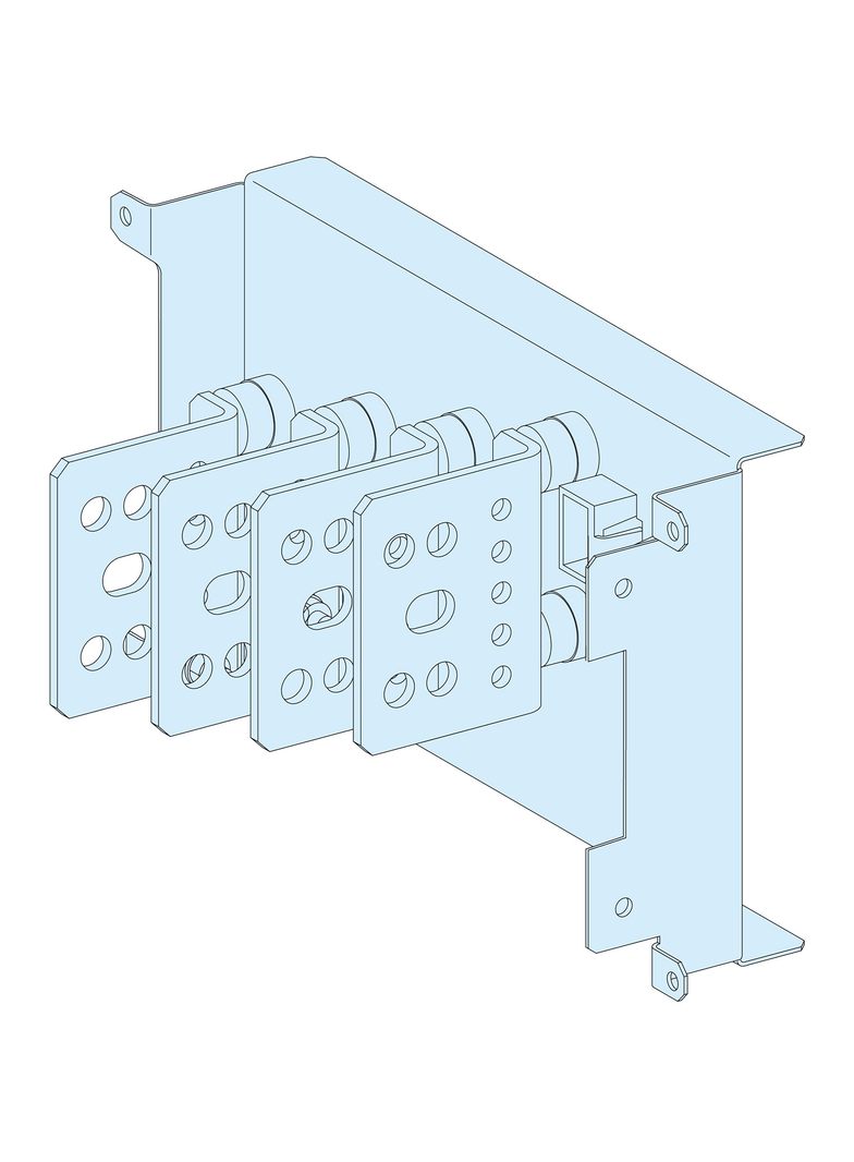 Rozdzielnice PrismaSet, podłączenie aparatu NSX250 4P