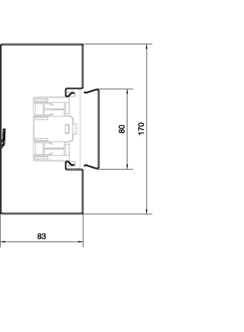 tehalit.BRS Podstawa 85x170mm stal biały