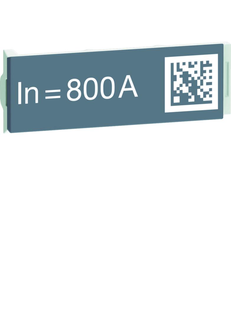 ACB HW1 Wtyczka z oznaczeniem znamionowym wyłącznika 800A dostarczane luzem
