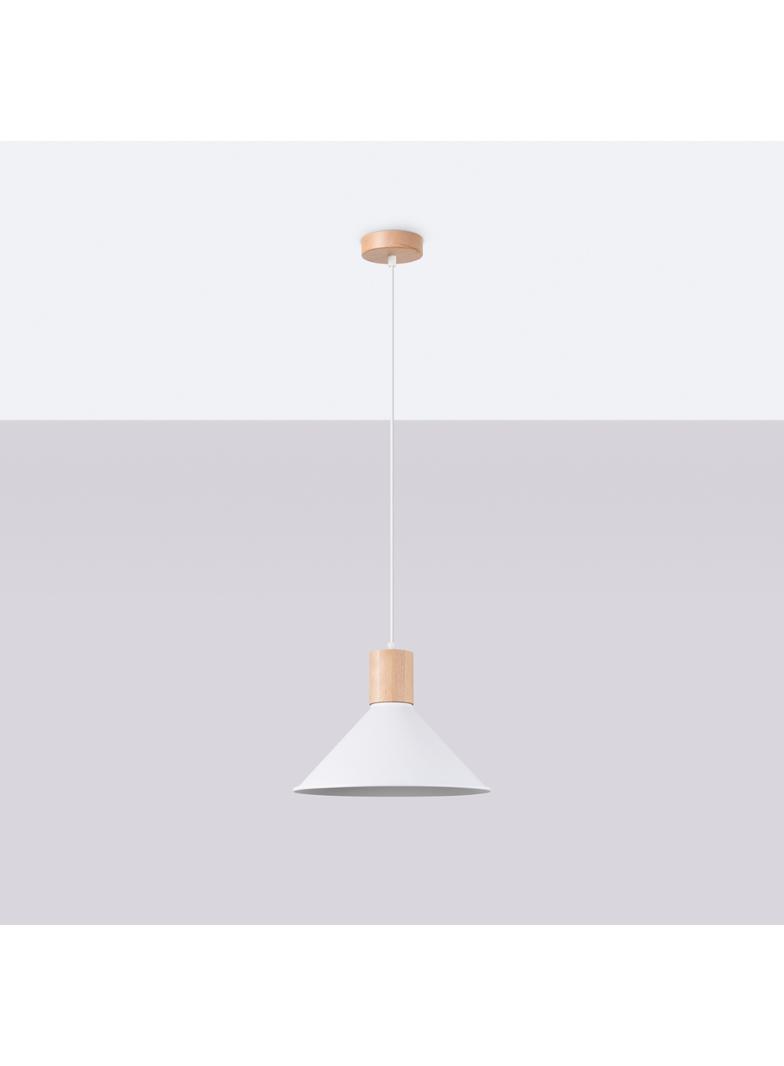 Lampa wisząca JAGA biała