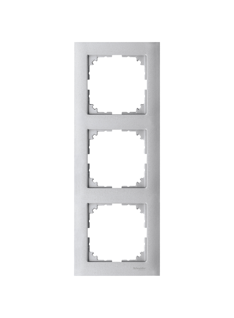 Merten, M-Pure, ramka potrójna, aluminiowy