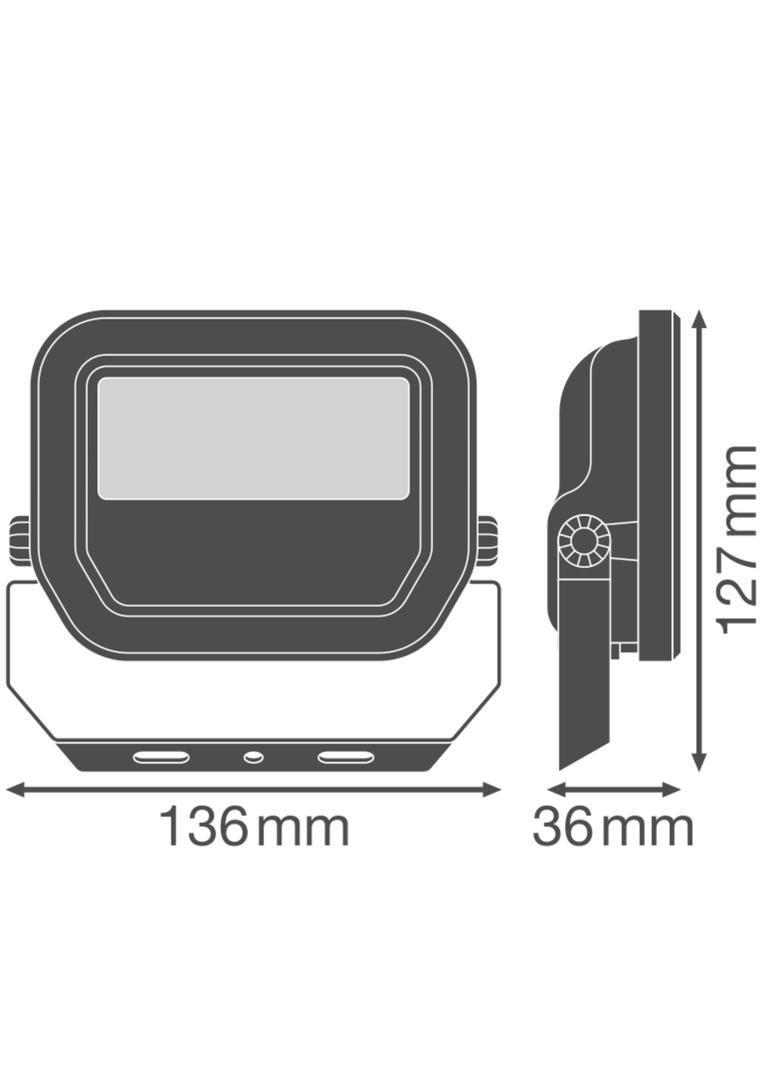 Naświetlacz LED FLOODLIGHT PFM G4 8W/6W 1133lm/W 3000K Biały LEDVANCE