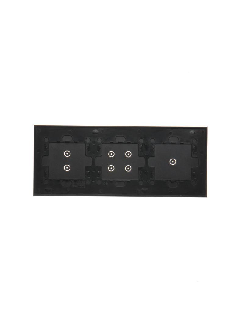 Simon 54 Touch Panel dotykowy S54 Touch 3 moduły 1 pole dotykowe + 4 pole dotykowe + 2 pola dotykowe pionowe zastygła lawa DSTR3143/73 KONTAKT