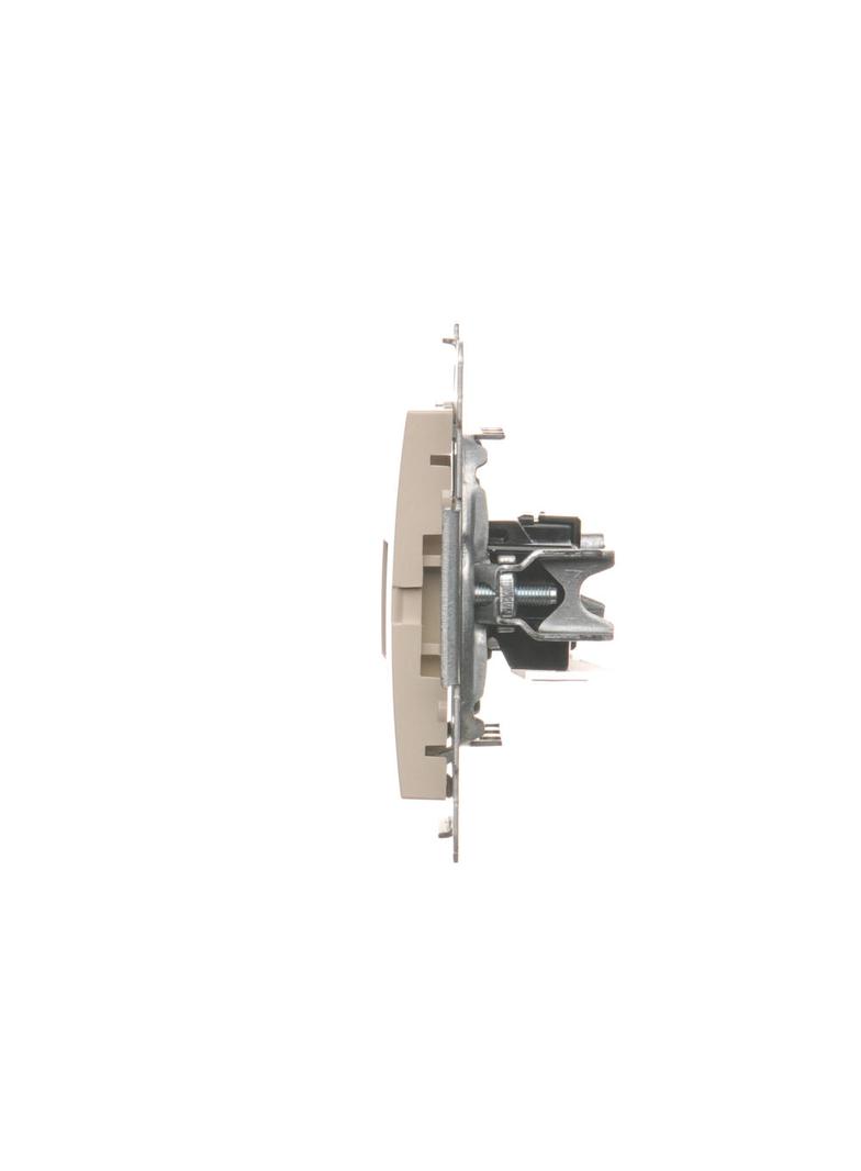 Simon 54 Gniazdo komputerowe RJ45 kategoria 5e + telefoniczne RJ12 kremowy D5T.01/41 KONTAKT