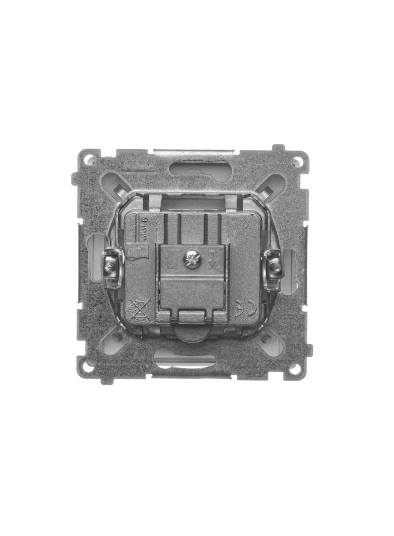 Simon Basic Gniazdo antenowe R-TV końcowe separowane 1x wejście: 5–862 MHz satynowy