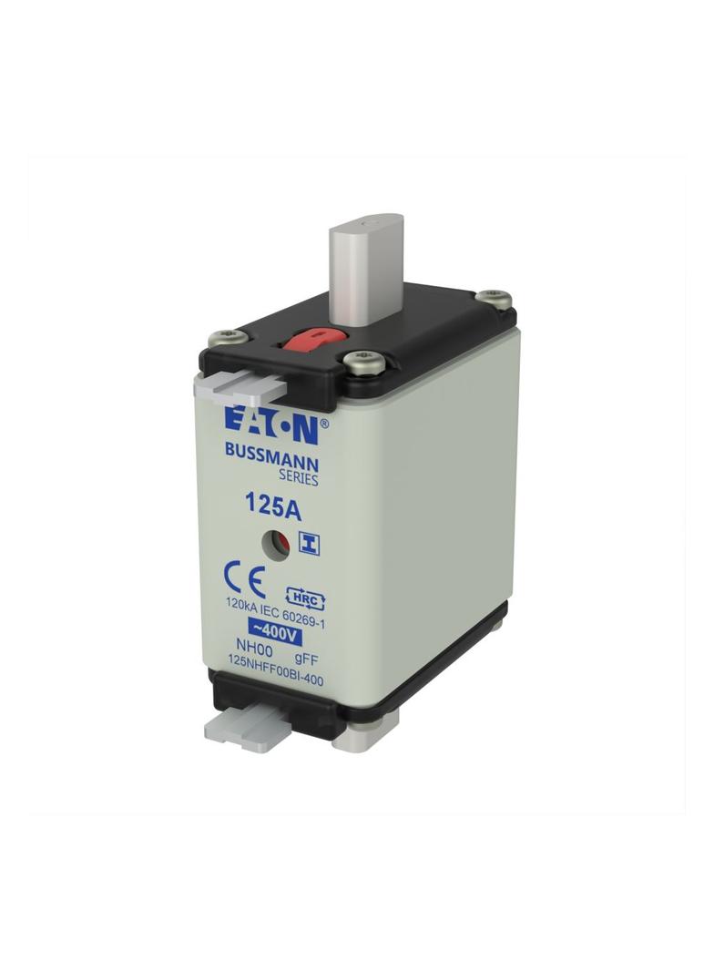 125NHFF00BI-400 Wkładka NH 125A 400V AC GFF Rozmiar 00 125NHFF00BI-400 EATON
