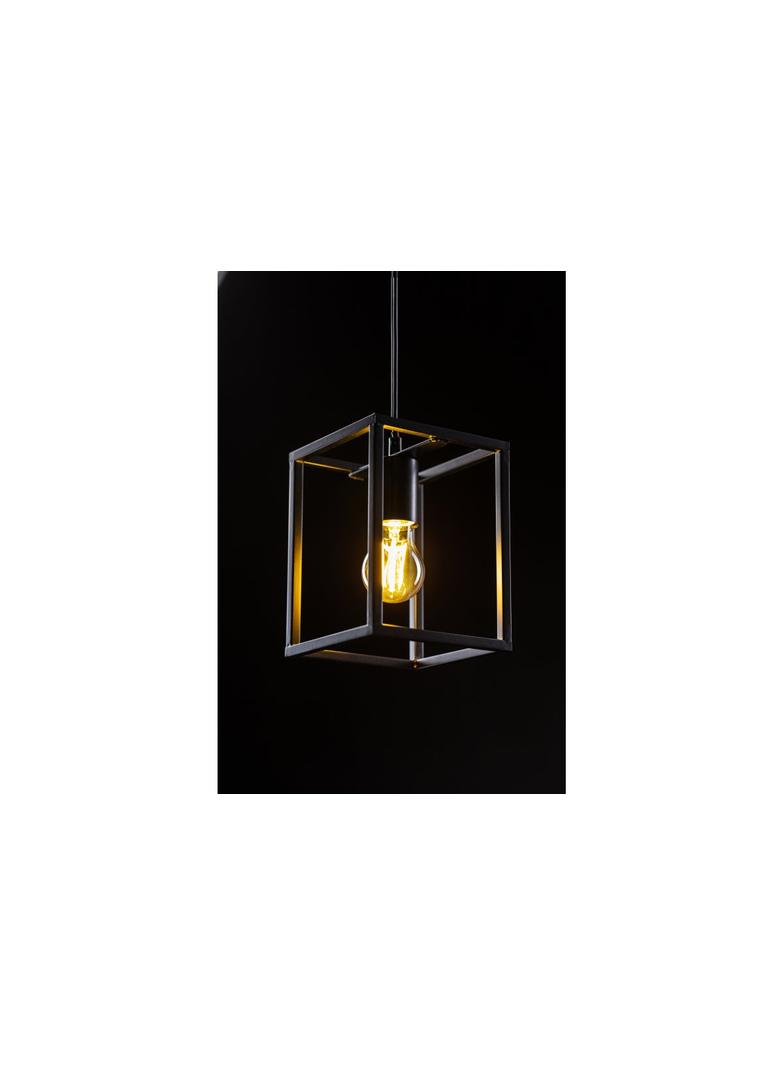 OPRAWA SUFITOWA DIU, 3598, AC220-240V, 50/60Hz, 1*E27, IP20, 15cmX15XMX20cm, POJEDYNCZA, CZARNA