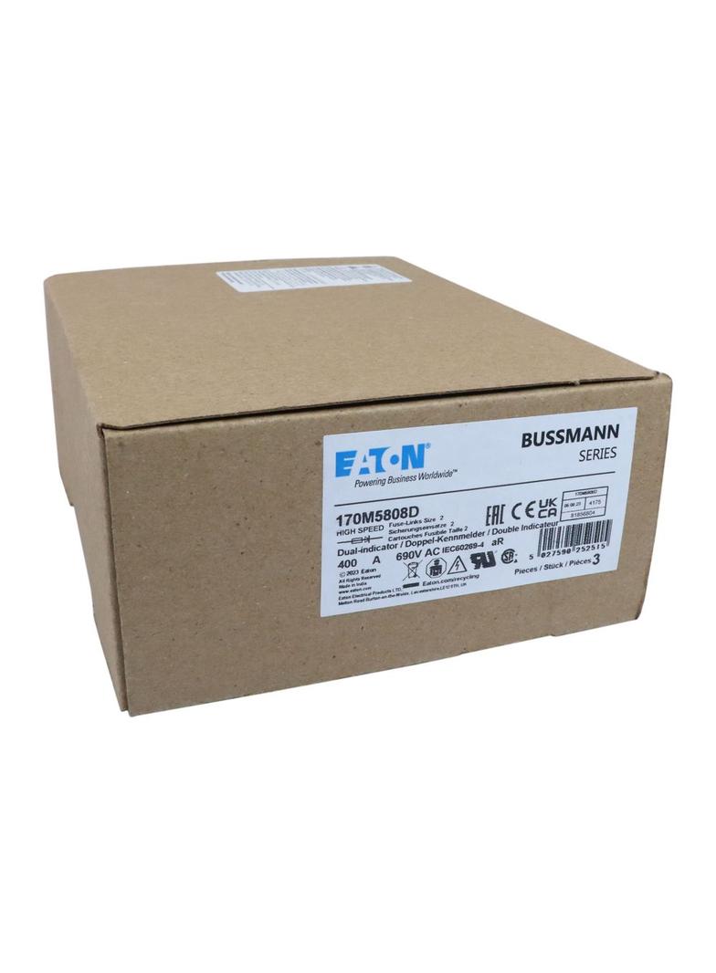 400A 690V aR DIN 2 HSDNH FUSE Wkładka szybka 400A AC 690V DIN 2 aR DIN IEC podwójny wskaźni 170M5808