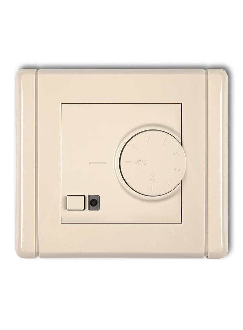FLEXI Elektroniczny regulator temperatury z czujnikiem powietrznym beżowy 1FRT-2 KARLIK