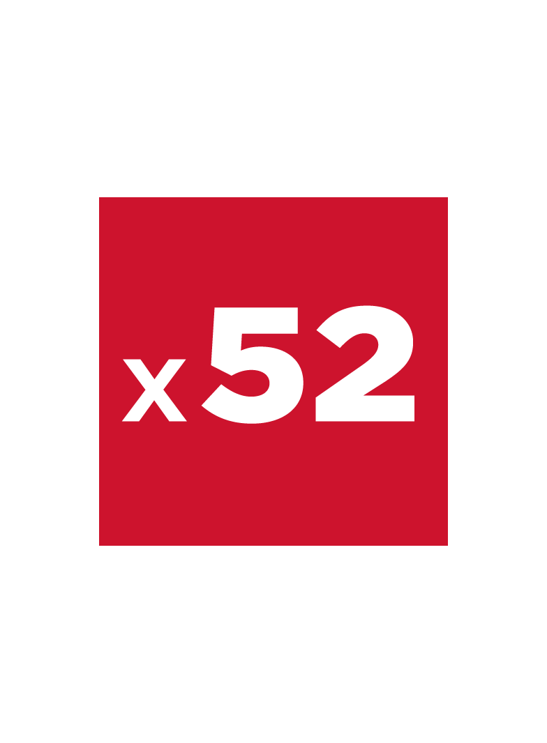 Końcówki wkrętakowe z uchwytem, zestaw 52 szt.