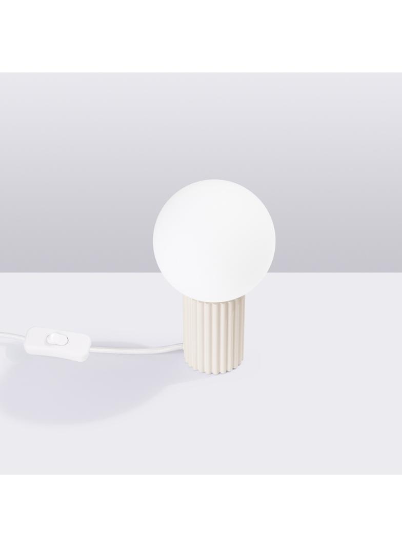 Lampa biurkowa HALO beżowa