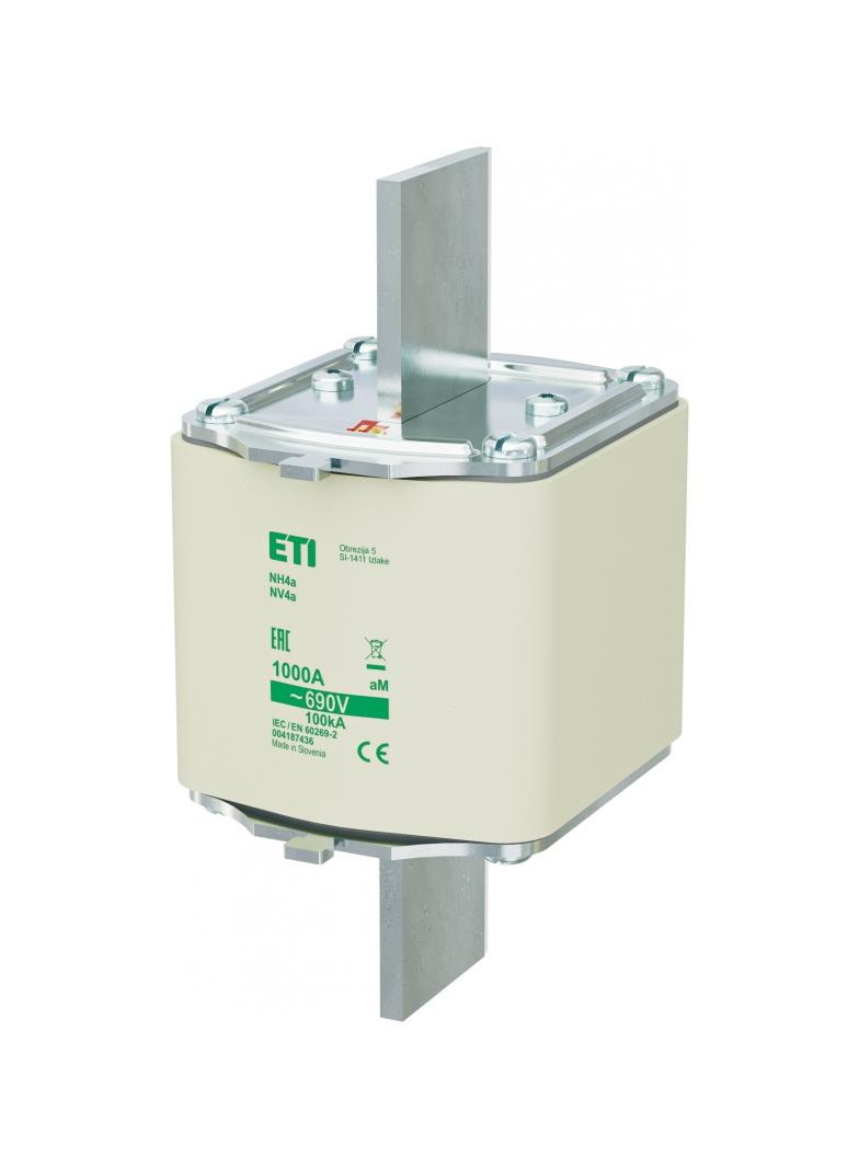 Wkładka topikowa NH silnikowa NH4a aM 1000A 690V 004187436 ETI