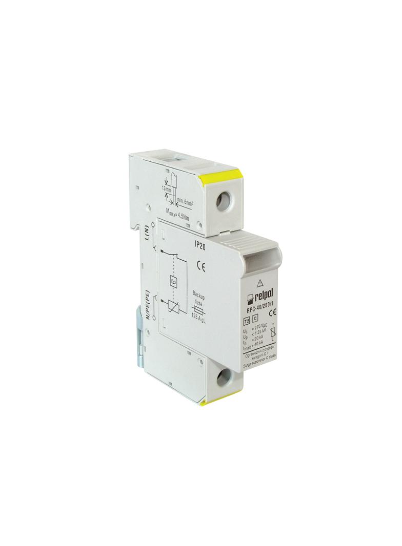 RPC-40/280/1 OGRANICZNIK PRZEPIĘĆ 2612902 RELPOL