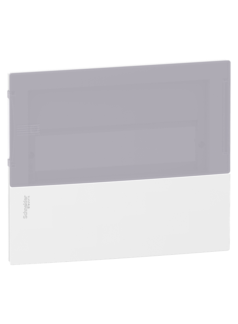 Panel przedni obudowy podtynkowej Mini Pragma MIP-1-12-G drzwi szare 1 rząd 12 modułów/rząd