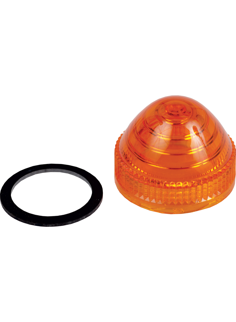 Harmony 9001K Plastikowa nasadka soczewki kopułowej, pomarańczowa, 30mm, Nema 1/2/3/3R/4/4X/12/13, I